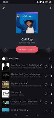 Deezer android App screenshot 1