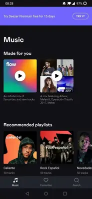Deezer android App screenshot 4